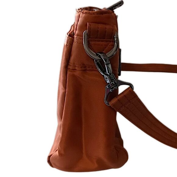 LUG Pacer Crossbody Bag Copper‎ Studded Adjustable Strap Purse Handbag Quilted - Picture 8 of 16